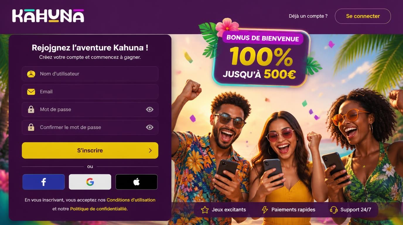 PremiĂšre impression positivement surprenante dĂšs lâinscription